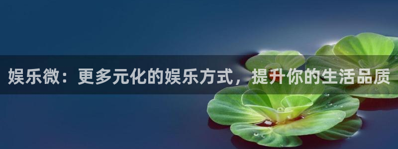 聚富welcome体育凯捷平台招商：娱乐微：更多元化的娱乐方式，提升你的生活品质